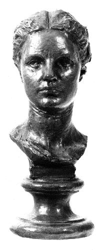 Augustus Saint-Gaudens, Hettie Anderson, 1897. Bronze, cast ca. 1908,
13 in. high. Private Collection.