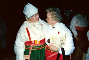 Willow in Minneapolis with Mrs. Samuelsson