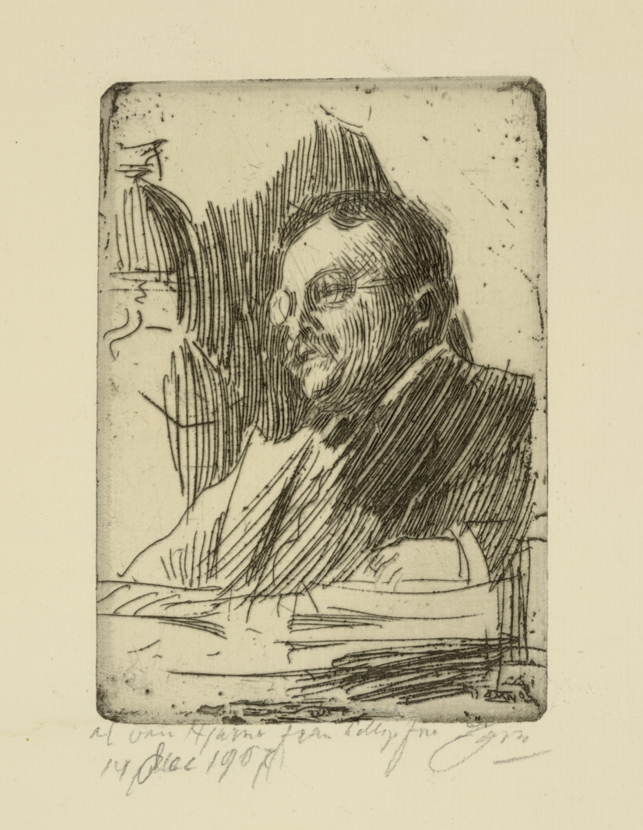Theodore Roosevelt, 1905, etching on paper. The Art Institute of Chicago
