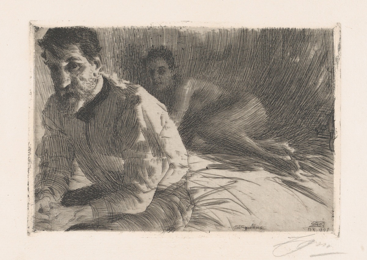 Saint-Gaudens and Model