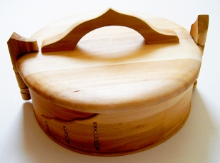 Wooden Box with a Handle